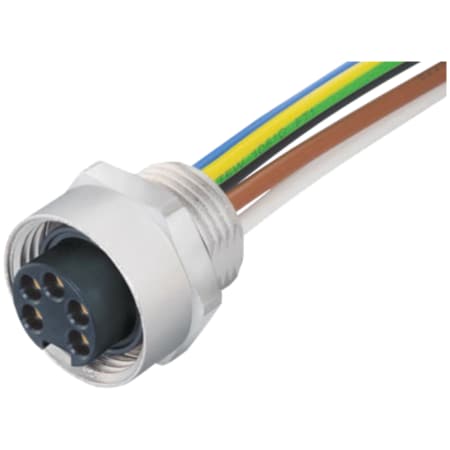 Murrelektronik M8 male 0 Degree / M8 female 90 Degree, PVC 3x0.25 bk UL/CSA 1m 7000-78381-9780050